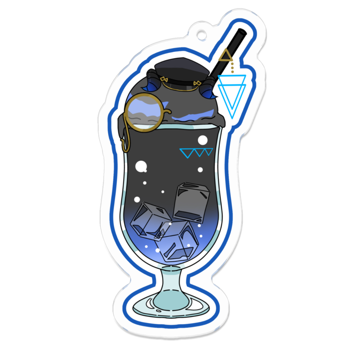 アクリルキーホルダー - 70 x 70 (mm)