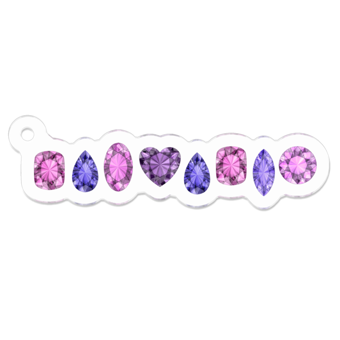 アクリルキーホルダー - 50 × 50 (mm)