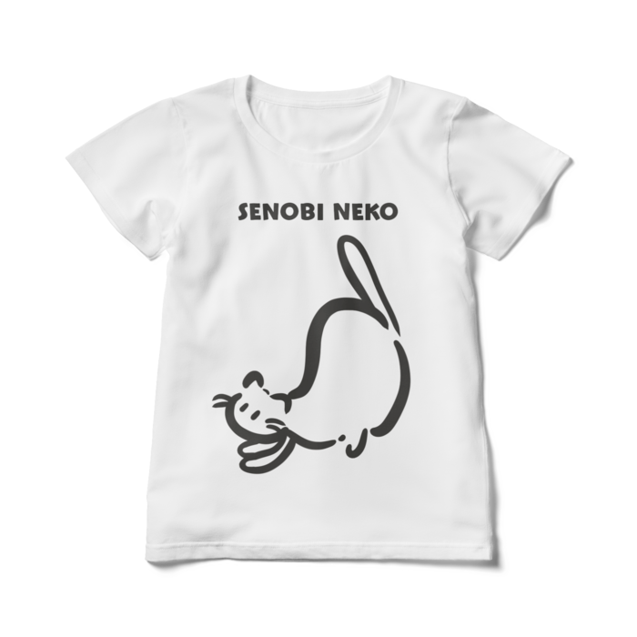 レディース白Tシャツ - L - ブラック