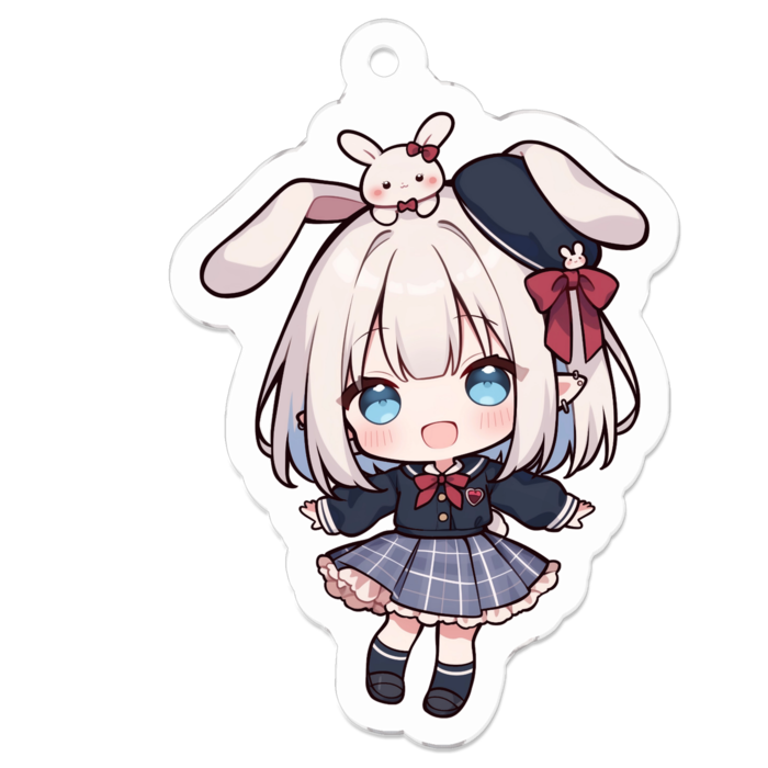 アクリルキーホルダー - 50 x 50 (mm)