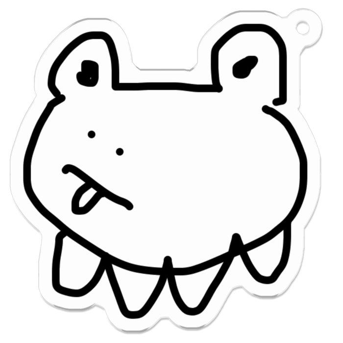 アクリルキーホルダー - 50 x 50 (mm)