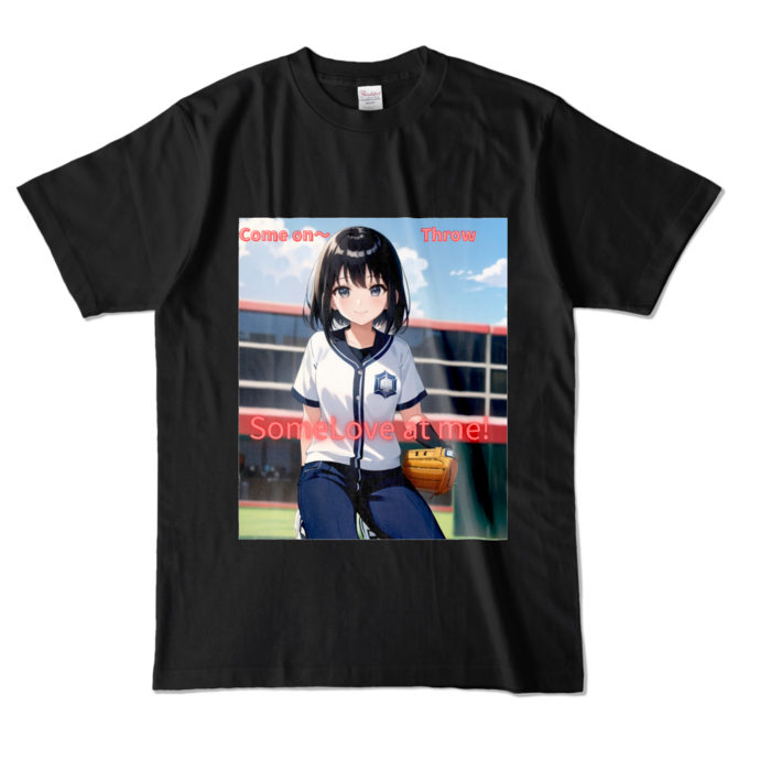 カラーTシャツ - L - ブラック (濃色)