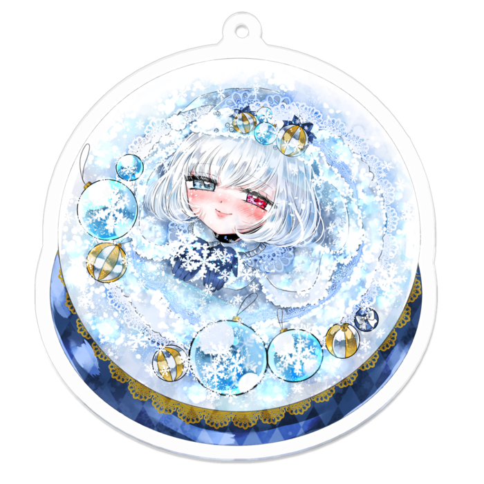 アクリルキーホルダー - 70 x 70 (mm)