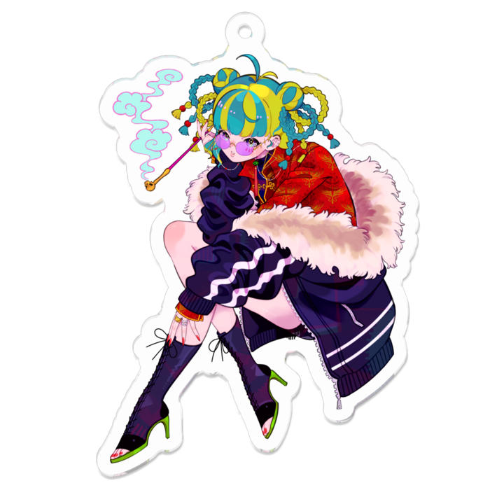 アクリルキーホルダー - 70 x 70 (mm)