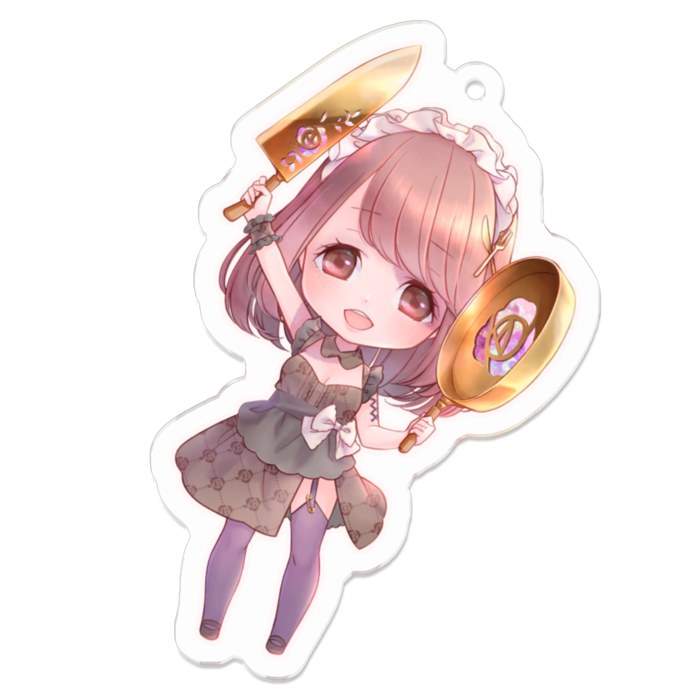 アクリルキーホルダー - 70 x 70 (mm)