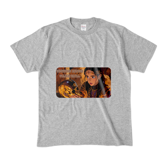 カラーTシャツ - M - 杢グレー (濃色)