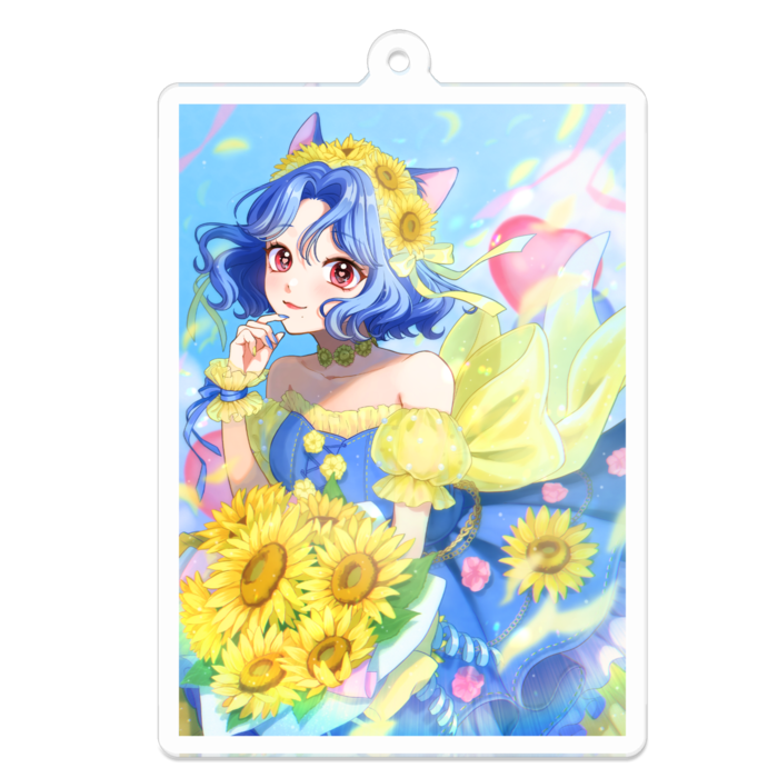 アクリルキーホルダー - 70 x 70 (mm)