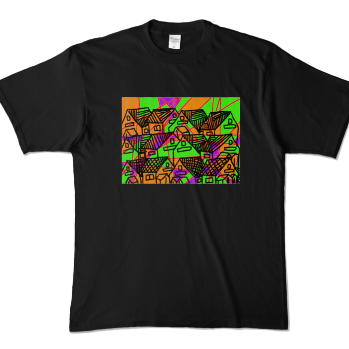 カラーTシャツ - XL - ブラック (濃色)