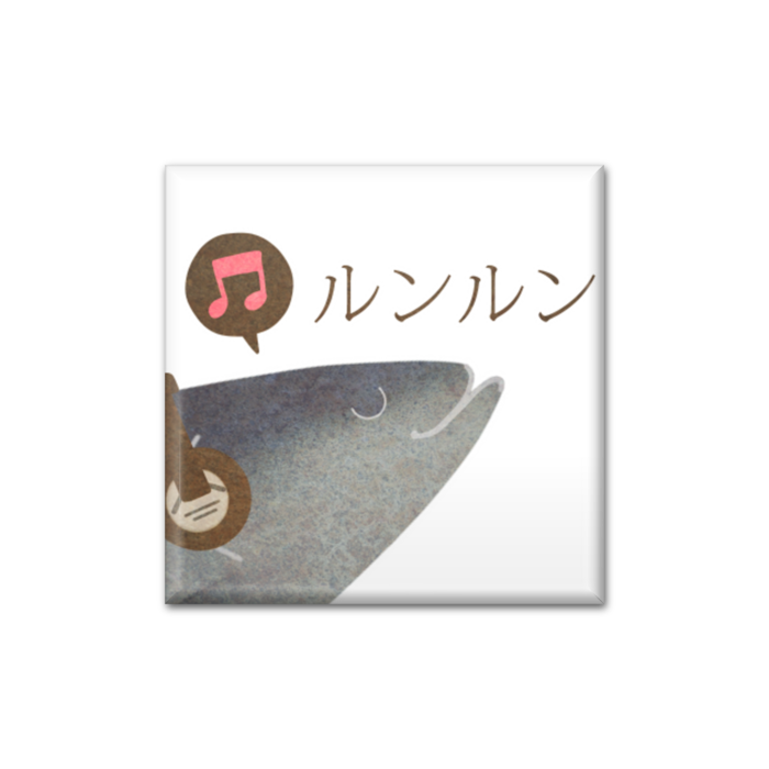 缶バッジ - 四角形40mm