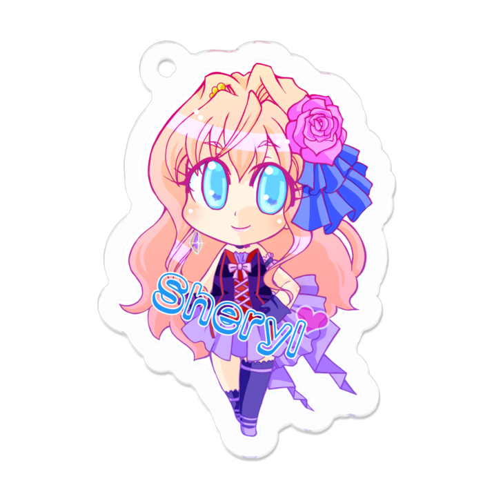 アクリルキーホルダー - 50 x 50 (mm)