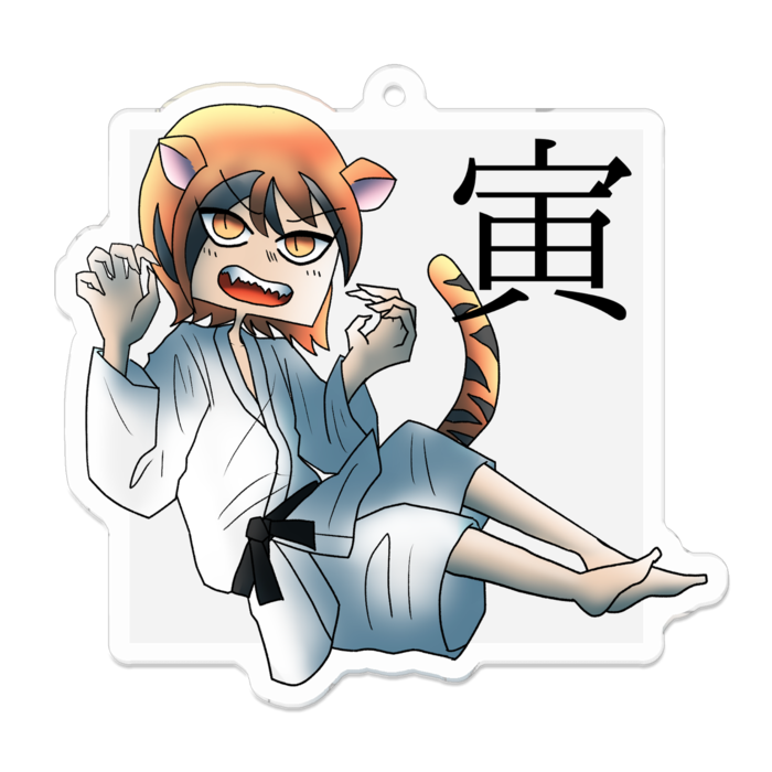 アクリルキーホルダー - 70 x 70 (mm)