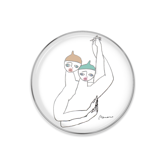 ピンバッジ - 丸形25mm