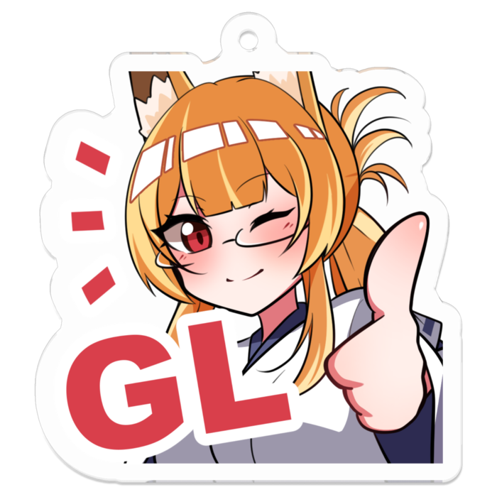 アクリルキーホルダー - 50 x 50 (mm)