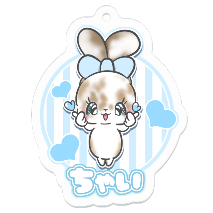 アクリルキーホルダー（コーティング） - 50 x 50 (mm)