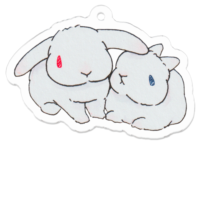 アクリルキーホルダー - 50 x 50 (mm)