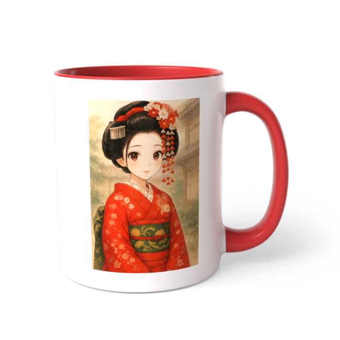 ツートンカラーマグカップ - 直径 8.2cm / 高さ 9.5cm