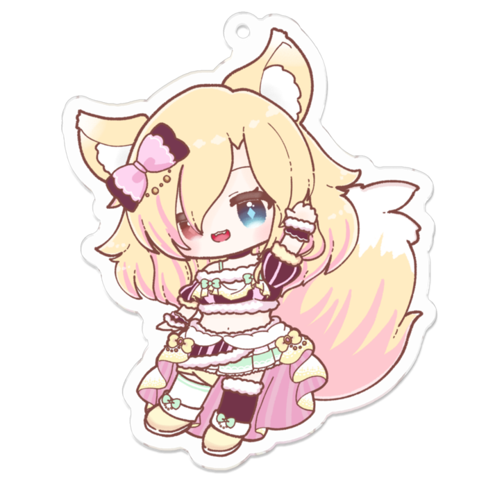 アクリルキーホルダー - 70 x 70 (mm)