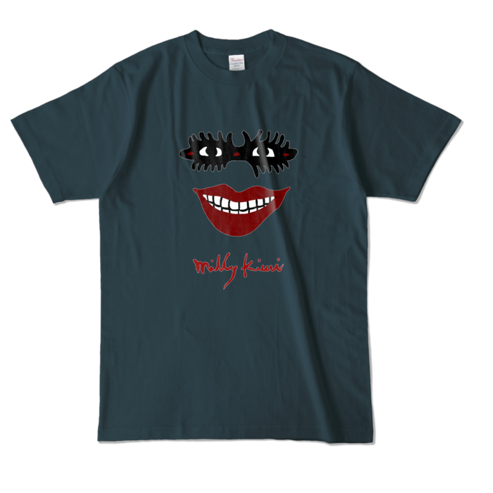 カラーTシャツ - L - デニム (濃色)