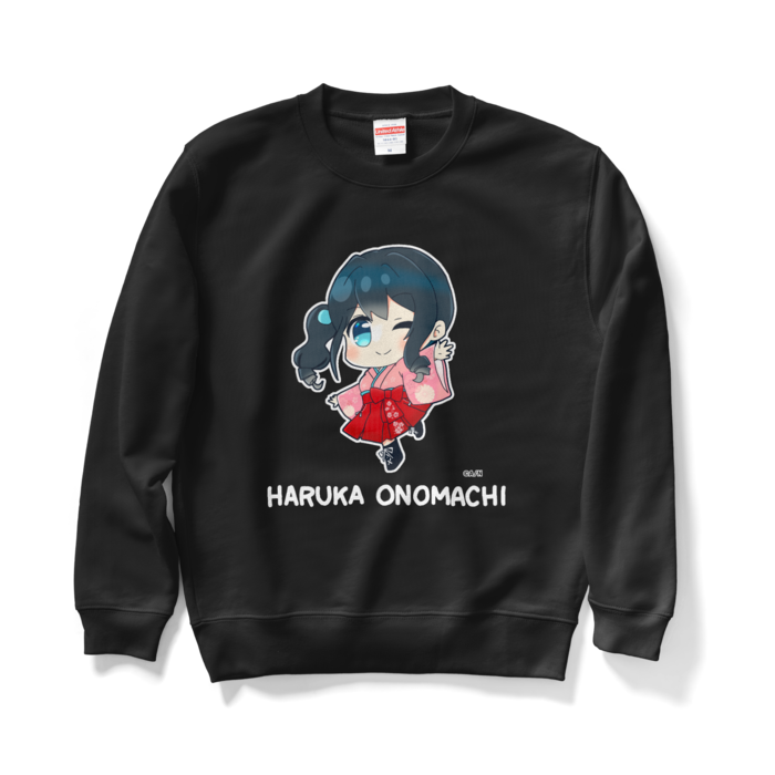 小野町春香_オリジナルスウェット　ブラックM