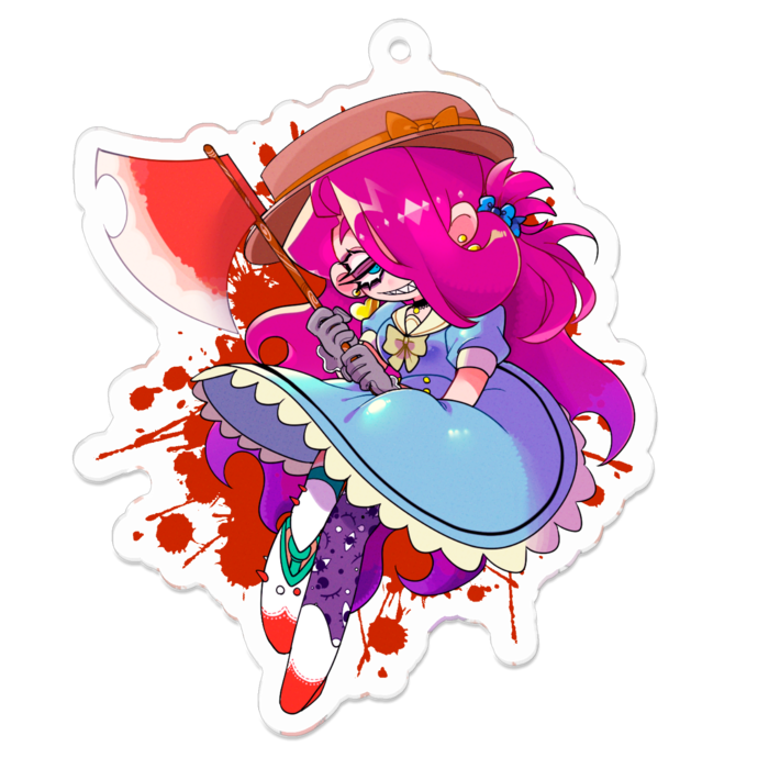 アクリルキーホルダー - 70 x 70 (mm)