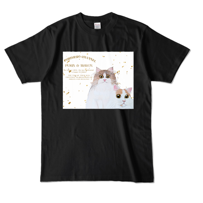 カラーTシャツ - L - ブラック (濃色)