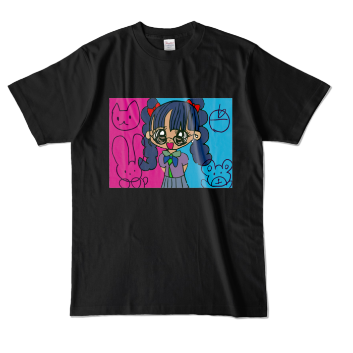 カラーTシャツ - L - ブラック (濃色)