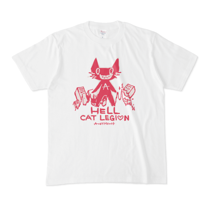 暗黒猫Tシャツ - M