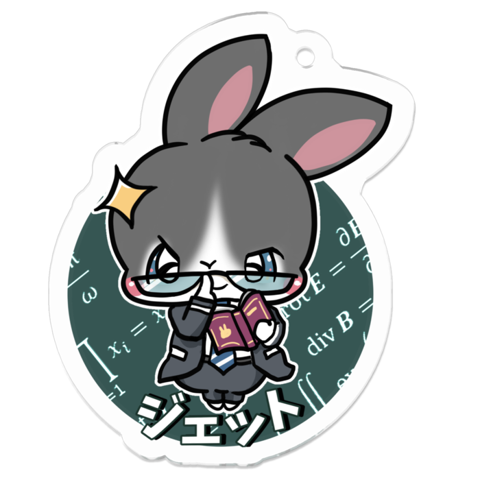 アクリルキーホルダー - 50 x 50 (mm)