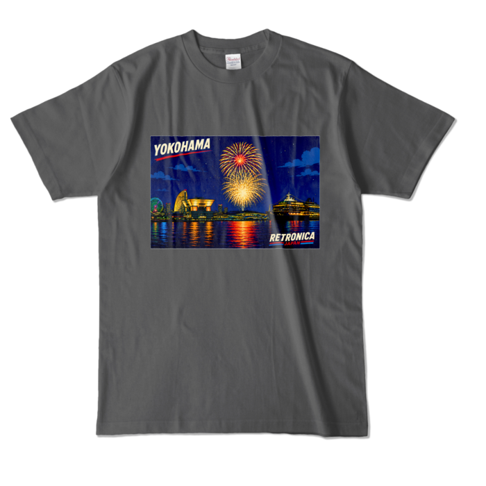 カラーTシャツ - L - チャコール (濃色)