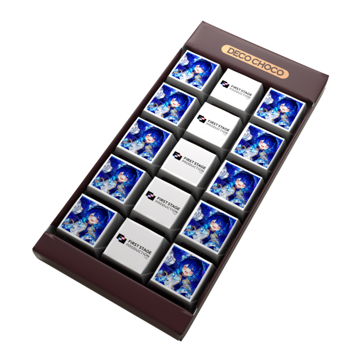 DECOチョコ - 列ごとにデザイン