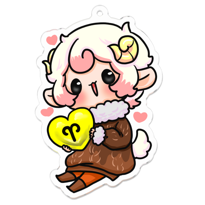 アクリルキーホルダー - 70 x 70 (mm)