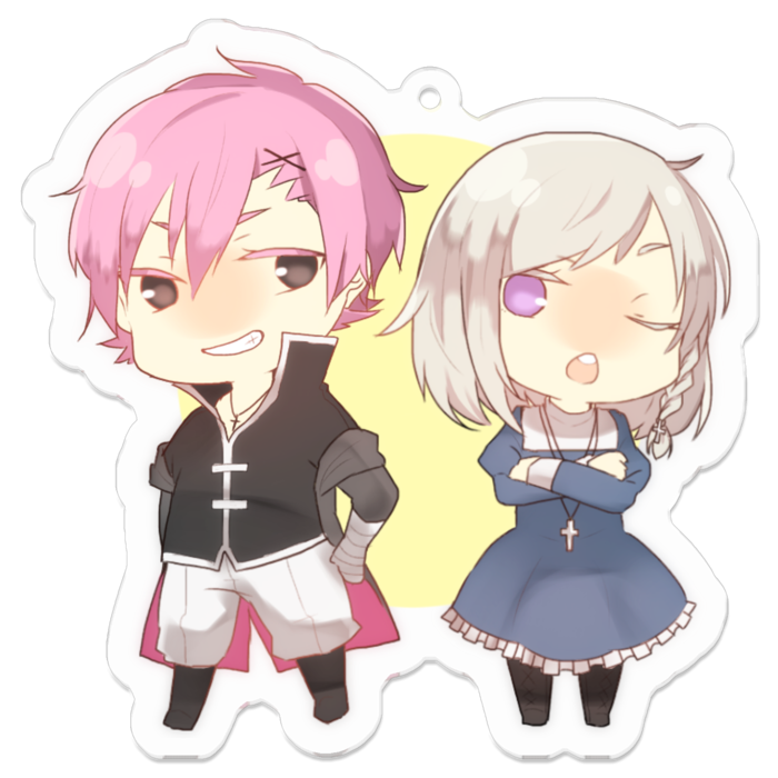 アクリルキーホルダー - 70 x 70 (mm)