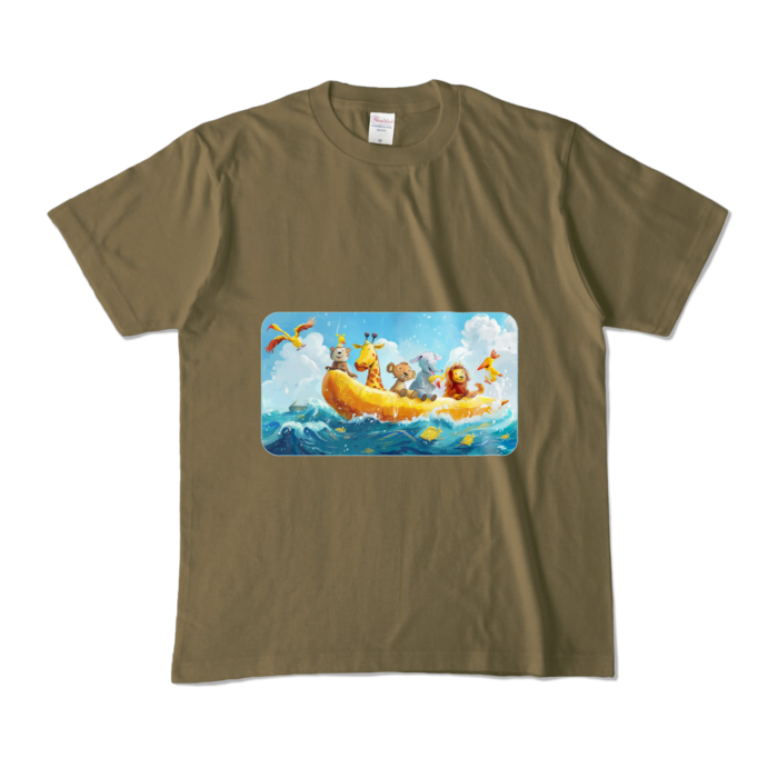 カラーTシャツ - M - オリーブ (濃色)