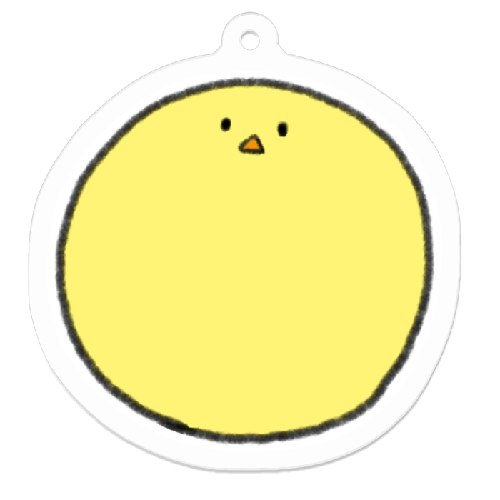 アクリルキーホルダー - 50 x 50 (mm)