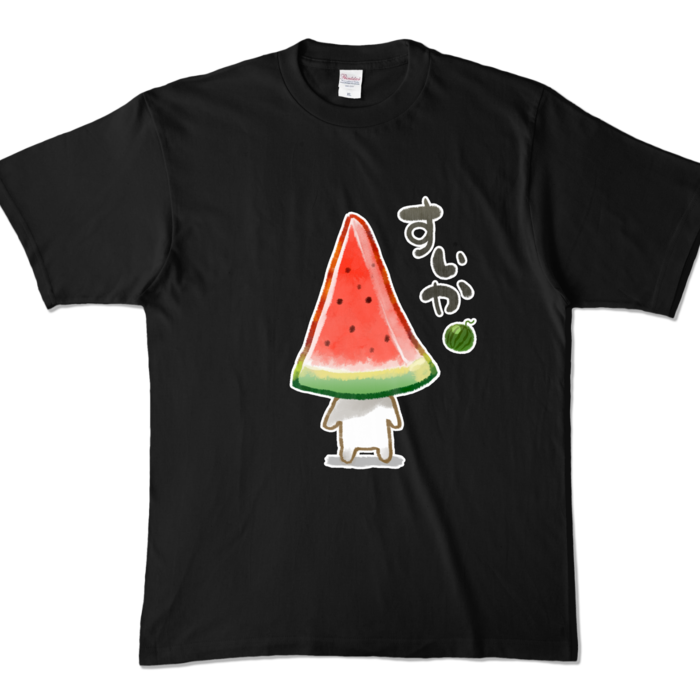 カラーTシャツ - XL - ブラック (濃色)