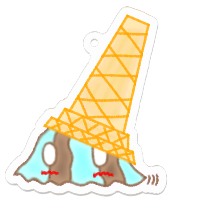アクリルキーホルダー - 50 x 50 (mm)