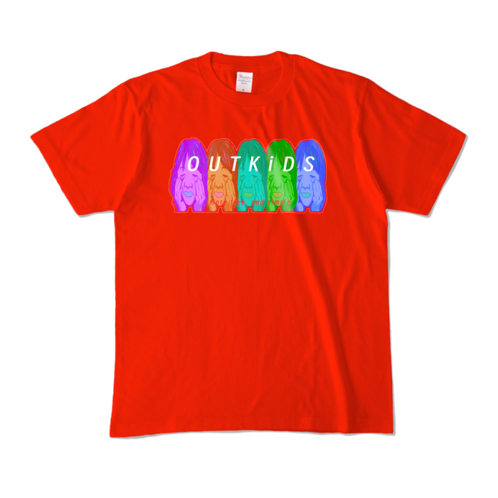 カラーTシャツ - M - レッド (濃色)