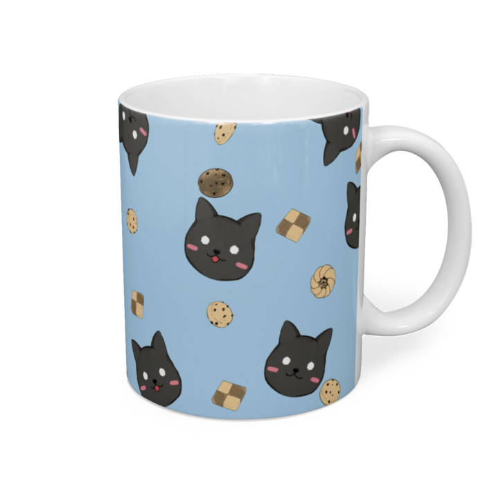 こたまおとティータイム　マグカップ(青)