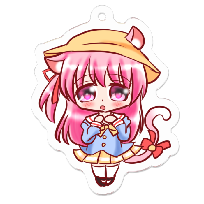 アクリルキーホルダー - 50 x 50 (mm)