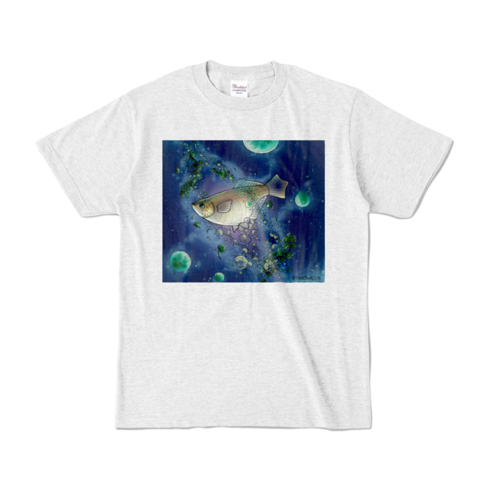 めだか宇宙(青)　S　アッシュ (淡色)