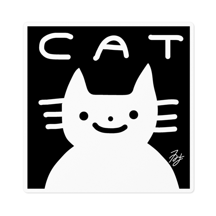 ステッカー - 100 x 100 (mm)