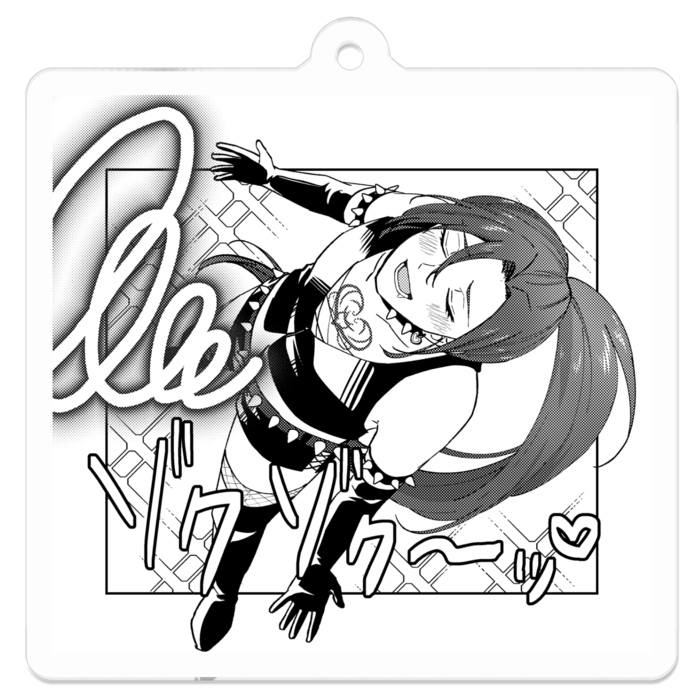 アクリルキーホルダー（コーティング） - 50 x 50 (mm)(19)