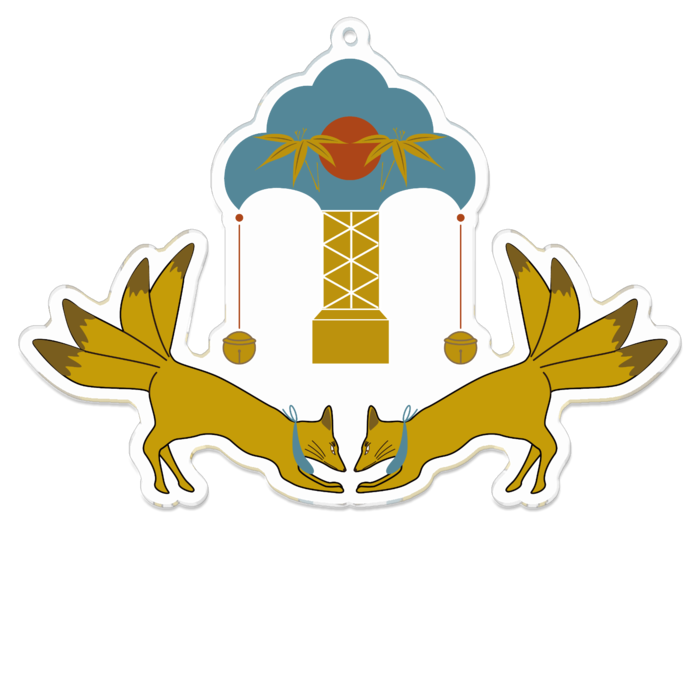 アクリルキーホルダー - 100 x 100 (mm)