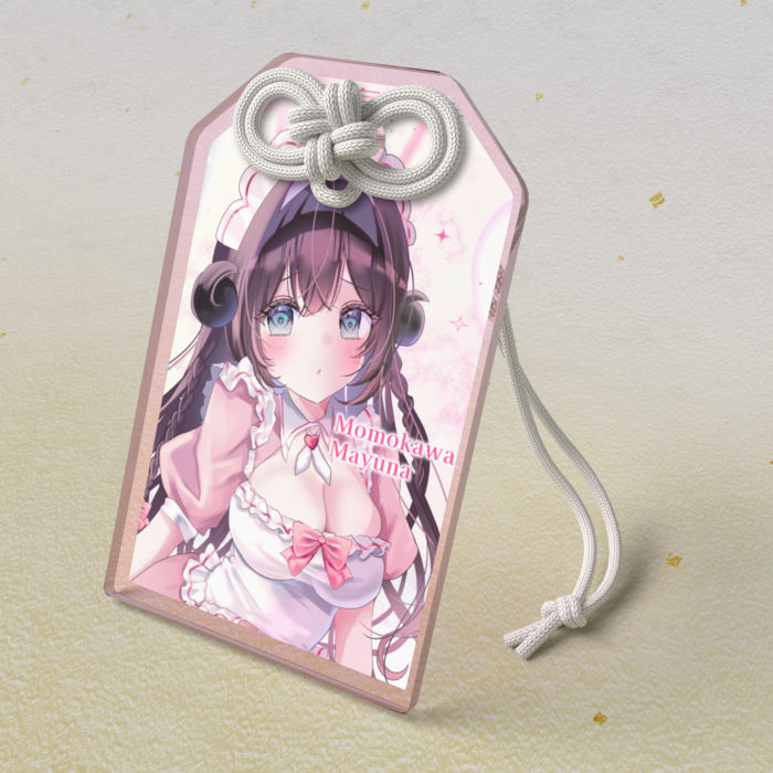 アクリルお守り 【桃川まゆな】桃星まこ創作キャラ
