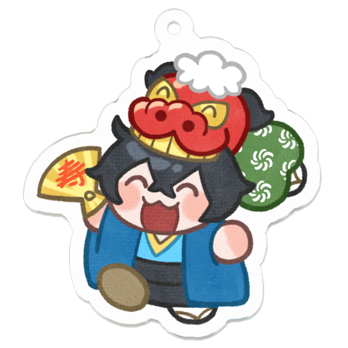 アクリルキーホルダー - 50 x 50 (mm)