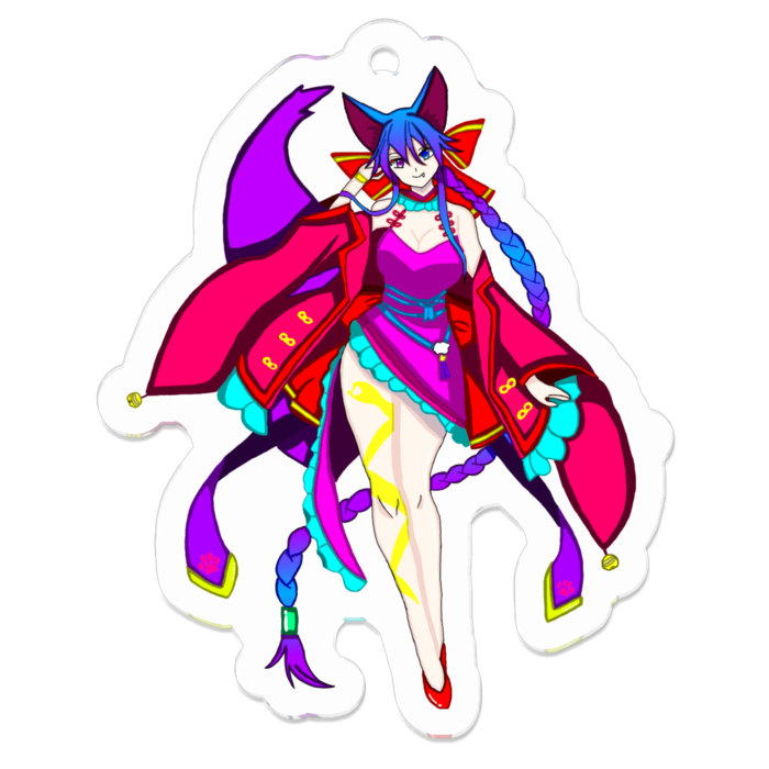 アクリルキーホルダー - 50 x 50 (mm)