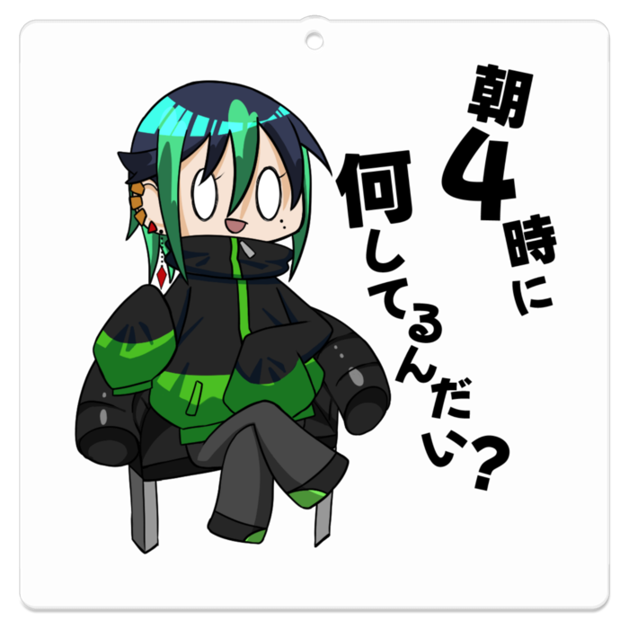 アクリルキーホルダー - 70 x 70 (mm)