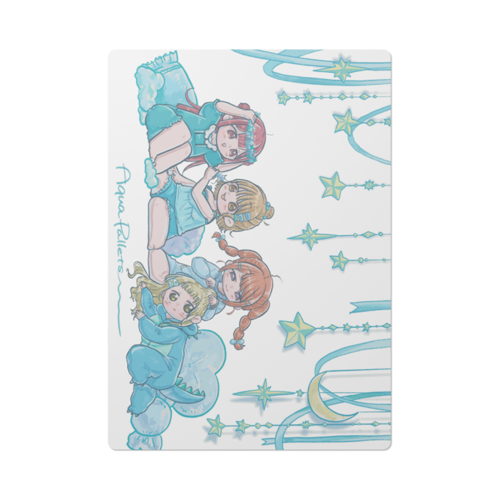 アクアパレッツ 群青second 下敷き ぽよぽち商店 Booth