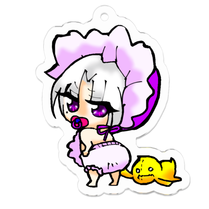 アクリルキーホルダー - 50 x 50 (mm)