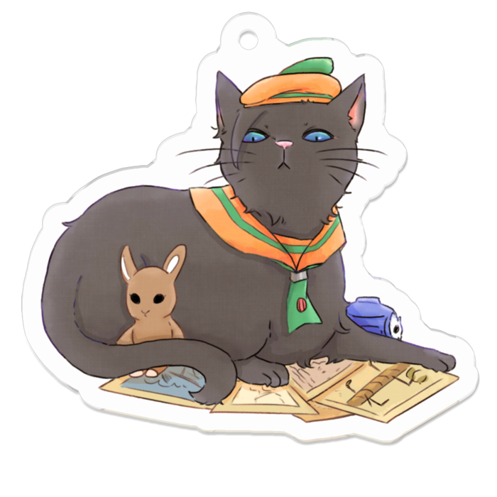 アクリルキーホルダー - 50 x 50 (mm)